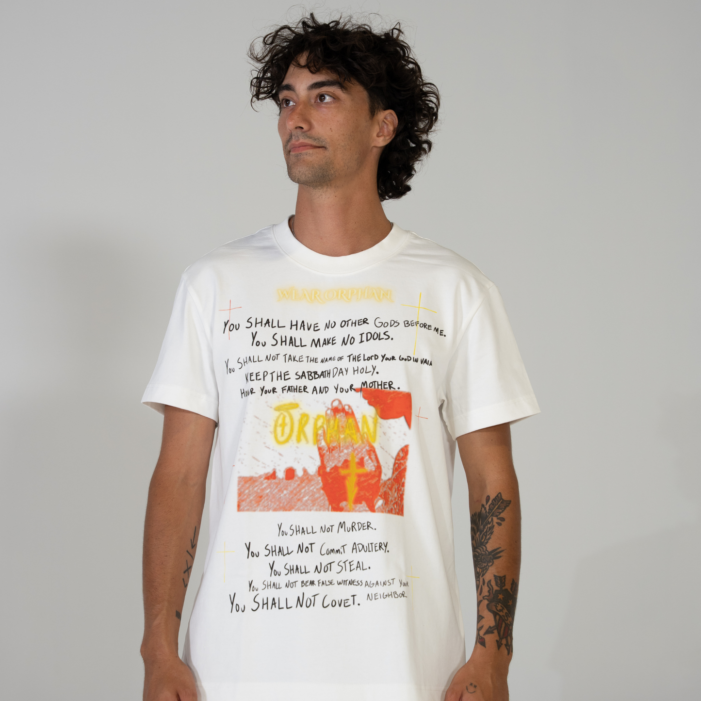 ORPHAN 10 COMMANDMENTS TEE